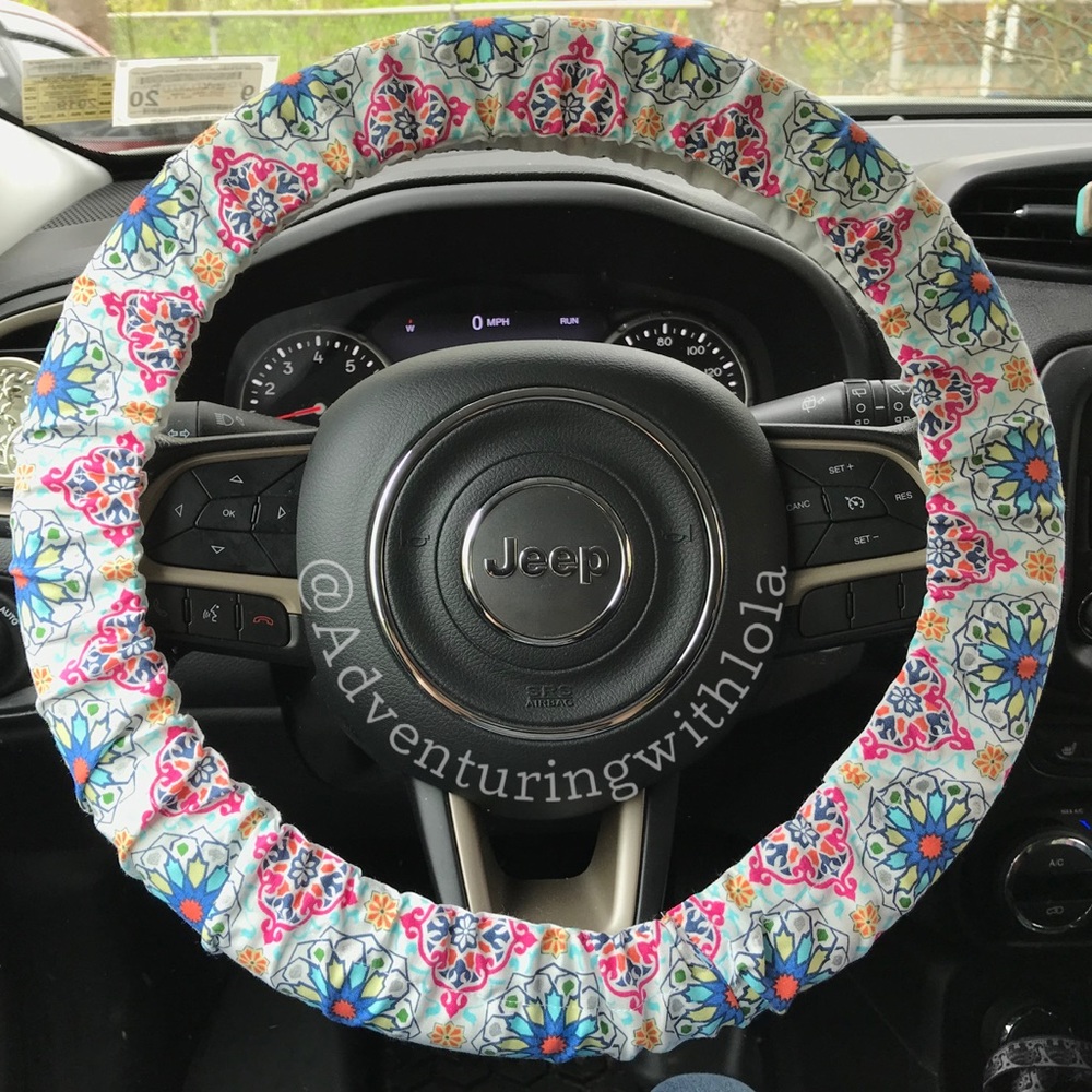 Mandala - Boho Hippie Steering Wheel Cover